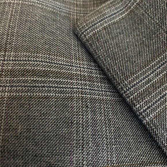 Nautica Mens Blazer 44L Gray Glen Plaid All Season Sportcoat Polyester Blend All - Picture 7 of 12